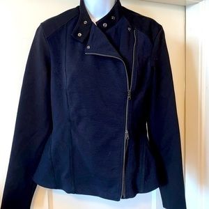 NWOT Armani Exchange black moto jacket I’m black